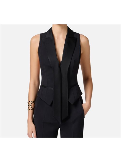 GILET SMOKING ELISABETTA FRANCHI | GL00251E2110 nero